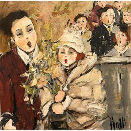 Peinture Un grand jour par Garilli Nicole | Tableau Figuratif Huile Scènes de vie