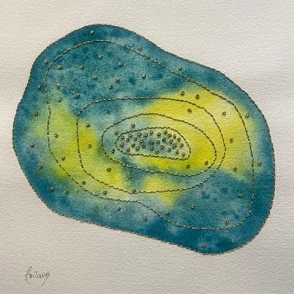 Peinture Cell 2 par Vazquez Laila | Tableau Figuratif Aquarelle animaux