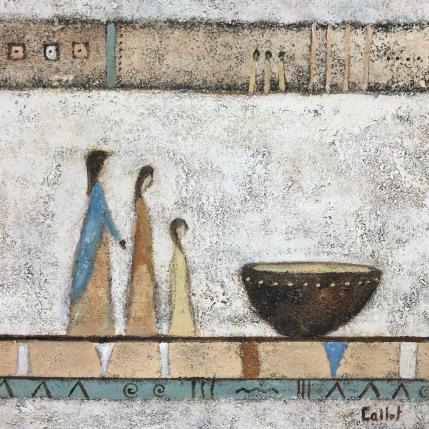 Peinture Harmonie par Collet Christine | Tableau Art Singulier Acrylique minimaliste