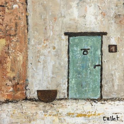 Peinture Tire luttente par Collet Christine | Tableau Art Singulier Acrylique minimaliste