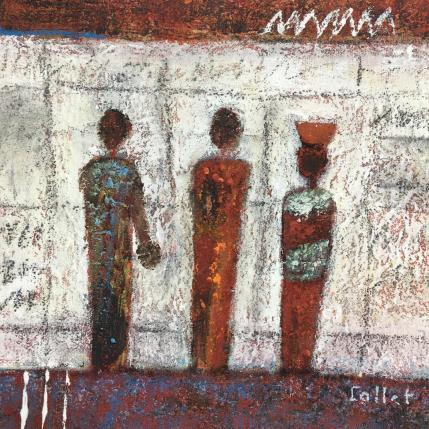 Peinture Harmonie I par Collet Christine | Tableau Art Singulier Acrylique minimaliste