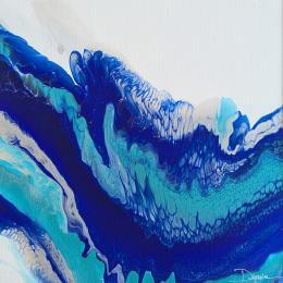 Pintura Profondeurs Marines por Depaire Silvia | Pintura Abstract Acrylic Minimalist