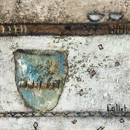 Peinture Feu 1 par Collet Christine | Tableau Art Singulier Acrylique minimaliste