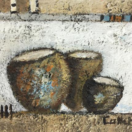 Peinture Abondance par Collet Christine | Tableau Art Singulier Acrylique minimaliste