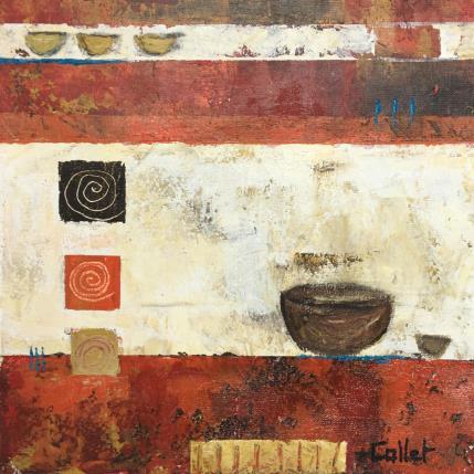 Peinture Untitled 2 par Collet Christine | Tableau Art Singulier Acrylique minimaliste