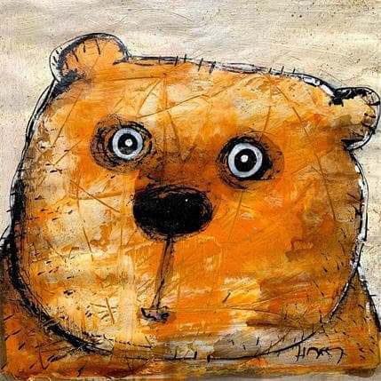 Painting Bear by Maury Hervé | Painting Naive art Animals