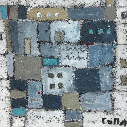 Peinture Le quartier 1 par Collet Christine | Tableau  Acrylique