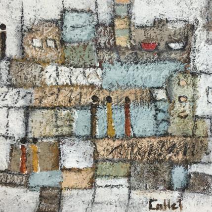 Peinture Le quartier 2 par Collet Christine | Tableau  Acrylique