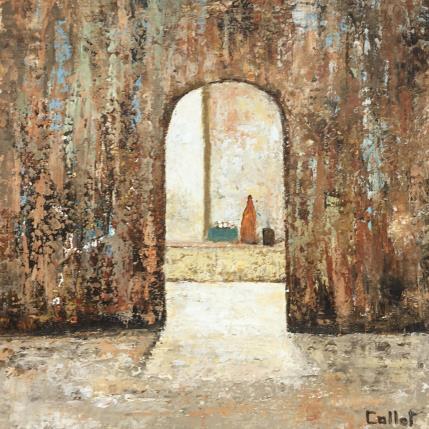 Peinture Le passage par Collet Christine | Tableau Figuratif Acrylique, Huile scènes de vie