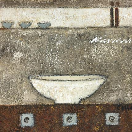 Peinture Empreintes 2 par Collet Christine | Tableau Figuratif Acrylique, Huile scènes de vie