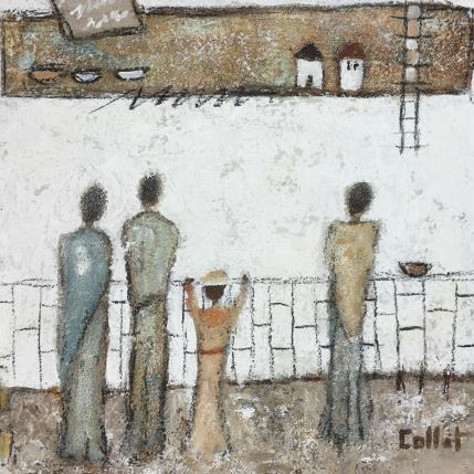 Peinture Le soleil viendra par Collet Christine | Tableau Figuratif Acrylique, Huile scènes de vie