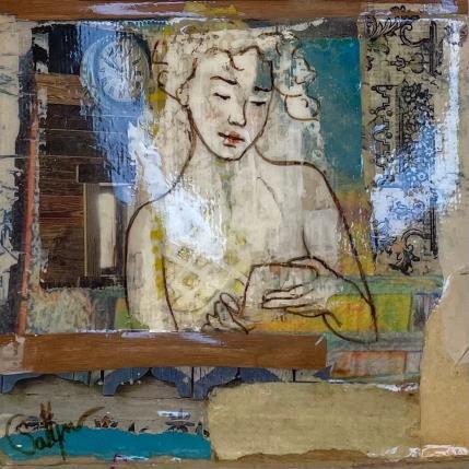 Peinture Instant T par Sablyne | Tableau Art Singulier Acrylique Portraits