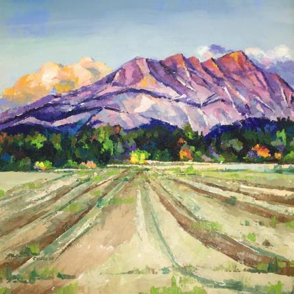 Peinture SAINTE VICTOIRE 2020 II par Chen Xi | Tableau Figuratif Huile Paysages