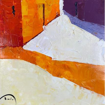 Peinture LILA par Tomàs | Tableau Figuratif Huile Urbain