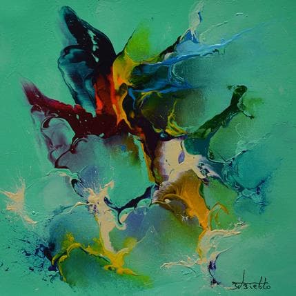 Peinture 20.09.10 par Zdzieblo Thierry | Tableau Abstrait Acrylique Minimaliste