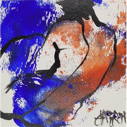 Painting Marine 1 by Chaperon Martine | Painting Figurative Acrylic Nude