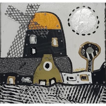 Pintura Behind the house por Lovisa | Pintura Pop-art Landscapes