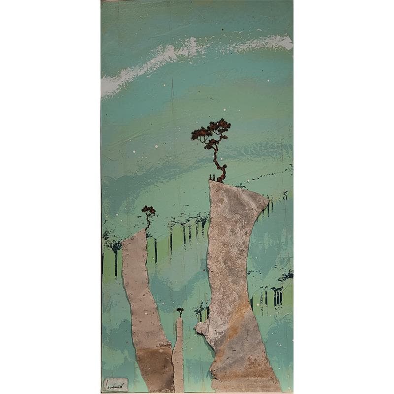 Peinture 2368 La présence de nos énergies par Lemonnier  | Tableau Figuratif Paysages