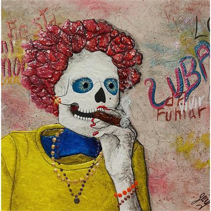 Painting HERMOSA CUBANA by Geiry | Painting Subject matter Portrait