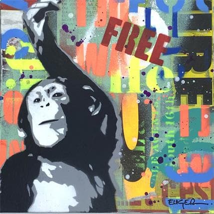Peinture Free par Euger Philippe | Tableau Pop-art Acrylique, Graffiti Icones Pop
