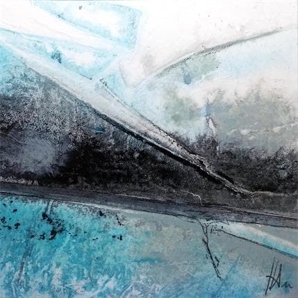 Peinture Océanide 3 par Han | Tableau Abstrait Paysages