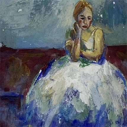 Peinture Danseuse par De Sousa Miguel | Tableau Art Singulier Portraits