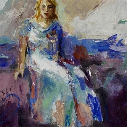 Peinture Au soleil par De Sousa Miguel | Tableau Art Singulier Portraits