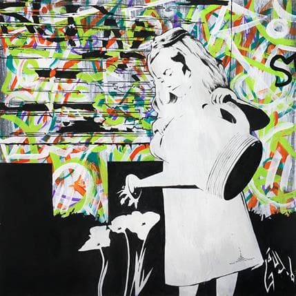 Peinture Not girly stuffs par Di Vicino Gaudio Alessandro | Tableau Street Art Acrylique Scènes de vie