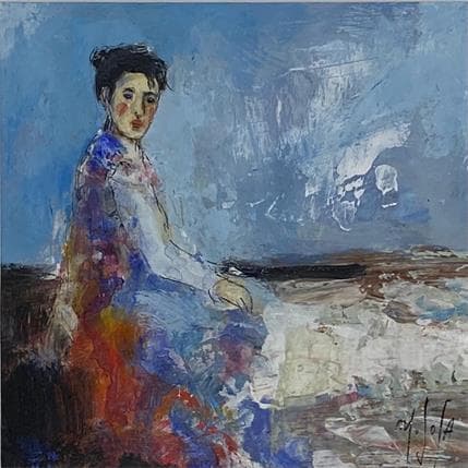 Peinture Bord de mer par De Sousa Miguel | Tableau Art Singulier Portraits