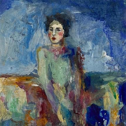 Peinture Le jeune homme par De Sousa Miguel | Tableau Art Singulier Scènes de vie