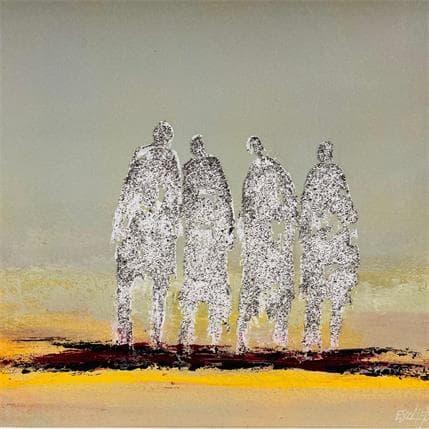 Peinture Ensemble par Escolier Odile | Tableau Figuratif Acrylique Paysages