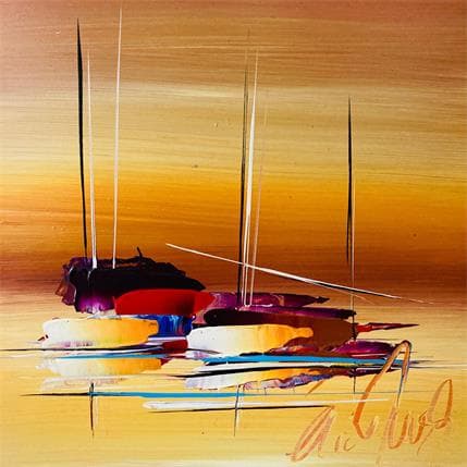 Peinture Un voyage d'été par Munsch Eric | Tableau Figuratif Huile Marine