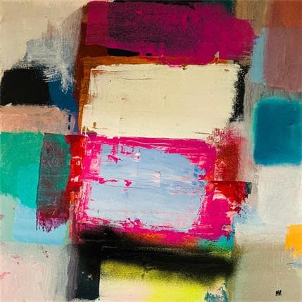 Peinture F4#12 par Pedersen Morten | Tableau Abstrait Acrylique Minimaliste