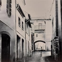 Pintura L'arche por Galloro Maurizio | Pintura Figurative Oil Urban