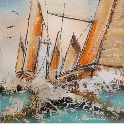Peinture En Place par Ortis-Bommarito Nicole | Tableau Figuratif Acrylique Marine