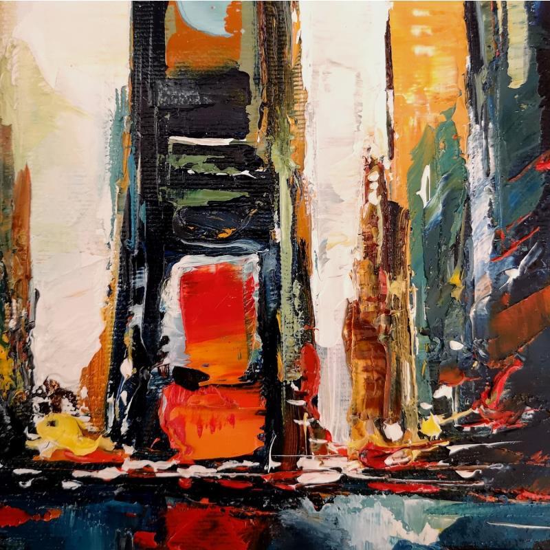 Peinture COLORS IN THE CITY par Bond Tetiana | Tableau Huile