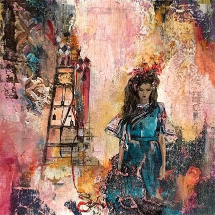 Peinture Come on up par Bergeron Marie-Josée | Tableau  Acrylique, Huile