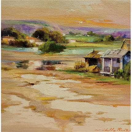 Peinture Charcos par Cabello Ruiz Jose | Tableau Figuratif Huile Paysages