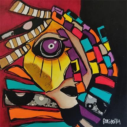 Peinture Sans ttre 1 par Gorigoitia Karla  | Tableau Art Singulier Portraits