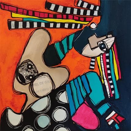 Peinture Mujer par Gorigoitia Karla  | Tableau Art Singulier Portraits