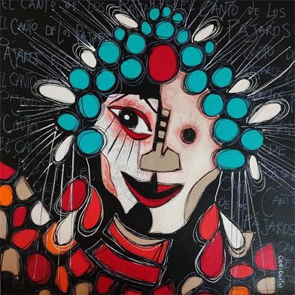 Peinture El canto de los parajos par Gorigoitia Karla  | Tableau Art Singulier