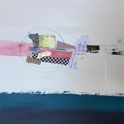 Painting Souvenir de Luisa by Lau Blou | Painting Abstract Acrylic Minimalist