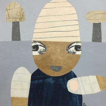 Peinture My way par Lastrina Suzanne | Tableau Art naïf Acrylique Portraits