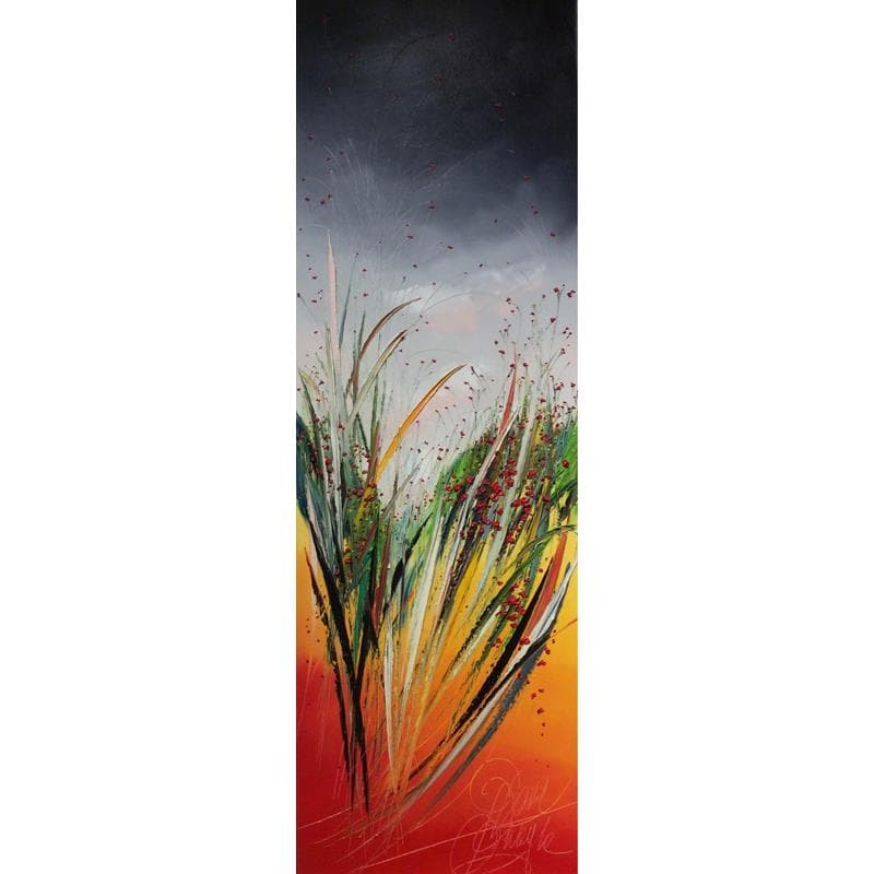 Peinture Les fleurs de l'Amour comme témoins par Fonteyne David | Tableau Figuratif Acrylique, Huile Paysages