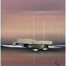 Painting Symphonie marine 15 by Roussel Marie-Ange et Fanny | Painting Figurative Oil Landscapes, Marine