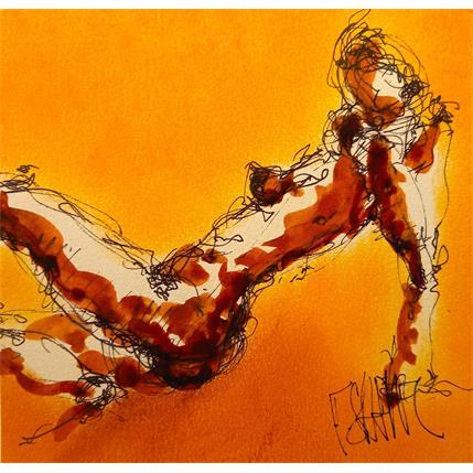 Peinture Fabienne par Sahuc François | Tableau  Acrylique