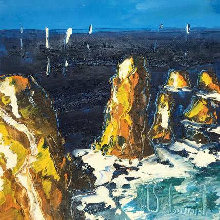 Peinture Les aiguilles belles par Sabourin Nathalie | Tableau  Huile