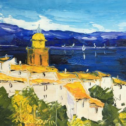 Peinture Saint Tropez 3 par Sabourin Nathalie | Tableau  Huile
