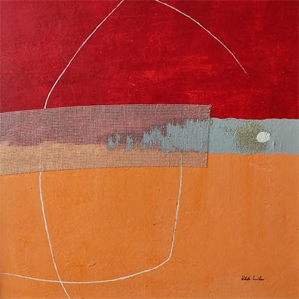 Painting D34 by Wilms Hilde | Painting Abstract Minimalist