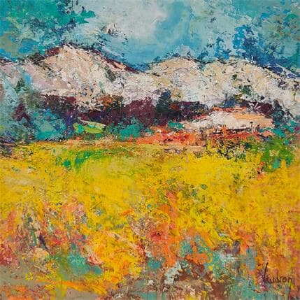 Painting Alpilles by Vaudron | Painting Figurative Landscapes